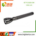 Factory Hot Sale 3*C Ni-cd Rechargeable Cell Used Aluminum Long Beam Distance High Power 3w Police Cree led Flashlight